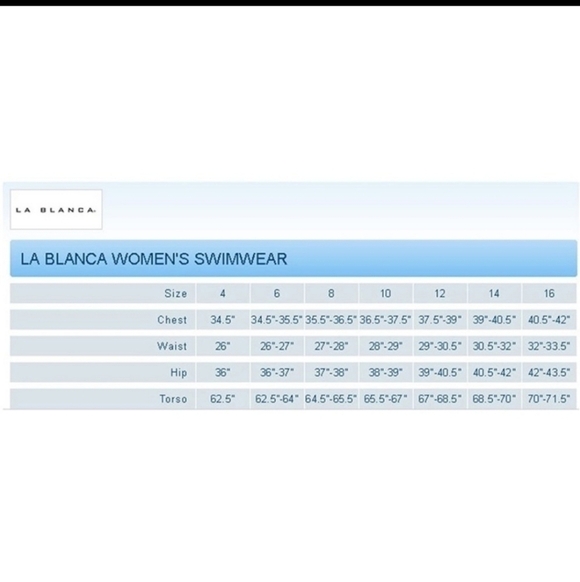 NEW La Blanca Island Goddess Blue Ruched One-Piece Swimsuit - Picture 6 of 6